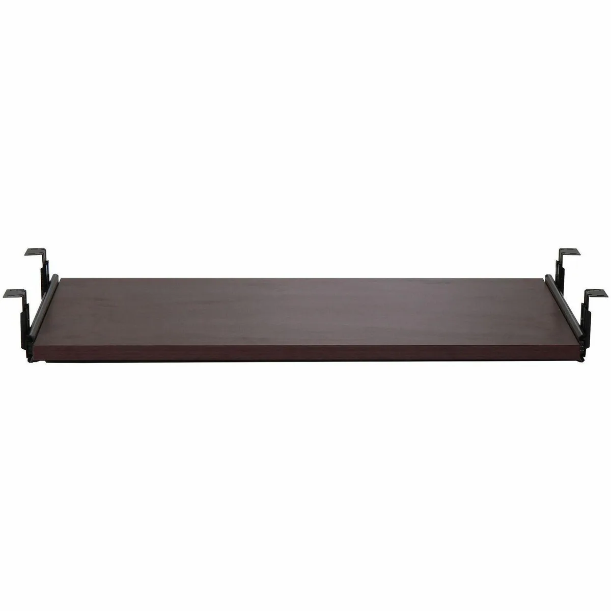 Lorell Lorell 87523 Keyboard Tray 26" Mahogany 30.91 x 18.31 x 2.56 in — product photo