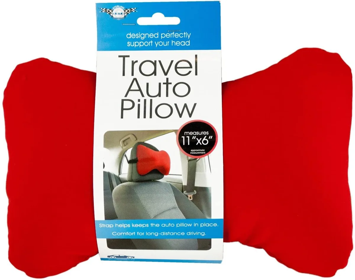 As Seen On TV As Seen On TV OF434 Travel Pillow Strap 11" x 6" Red — product photo
