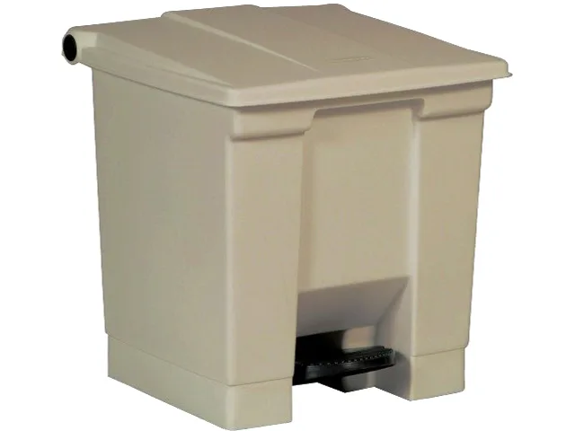 Rubbermaid Rubbermaid 614300BG Step-On Waste Container 8 Gal Beige — product photo