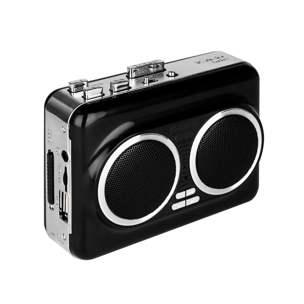  Zipteck Cassette Player Black USB 3.5mm — product photo