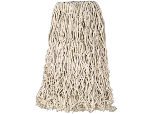 Rubbermaid Commercial Rubbermaid Commercial RCP F118-12 24 oz Cotton Wet Mop 1" Headband White — product photo