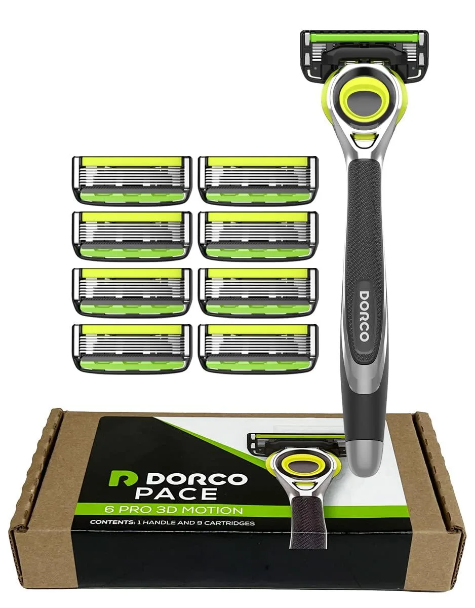 TAURKENAM TAURKENAM Pace 6 Pro 3D Motion Razor System 1 Handle 9 Cartridges trimmers for men — product photo