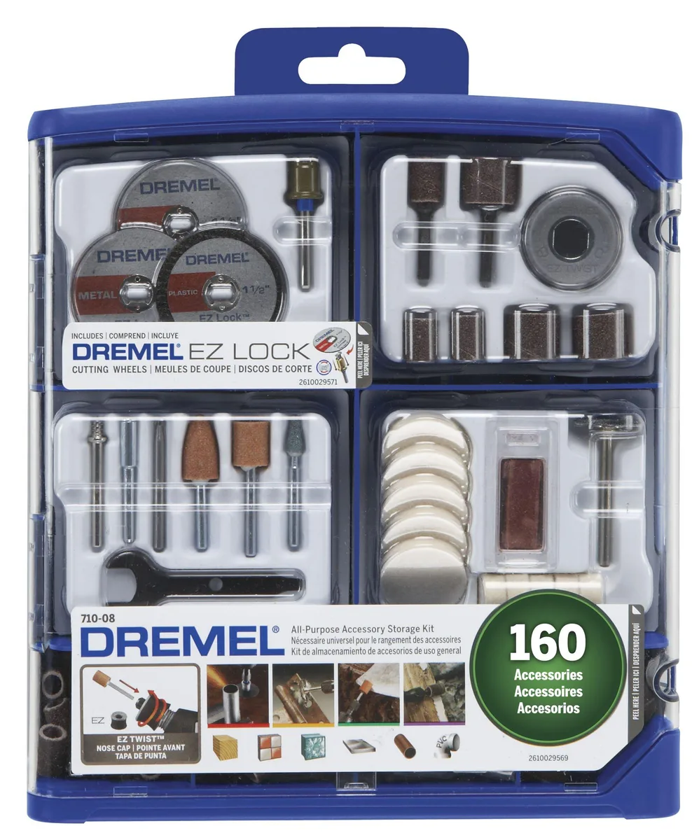 Olympia Tools 160-Piece Rotary Tool Accessory Kit 710-08 — product photo