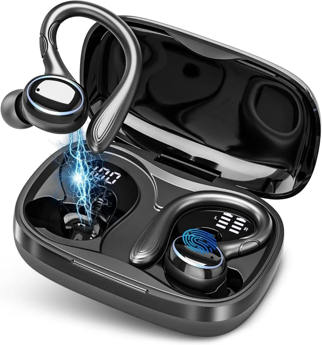 No Sew No Sew i25 Wireless Earbuds Bluetooth 5.3 Black portable audio — product photo