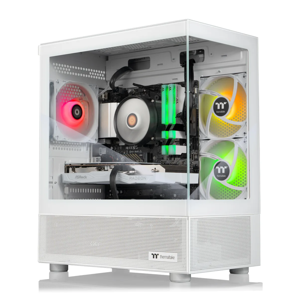 Thermaltake Thermaltake V17S-B550-R66-LCS gaming PC Ryzen 5 5600 16GB DDR4 Radeon RX 6600 1TB NVMe — product photo