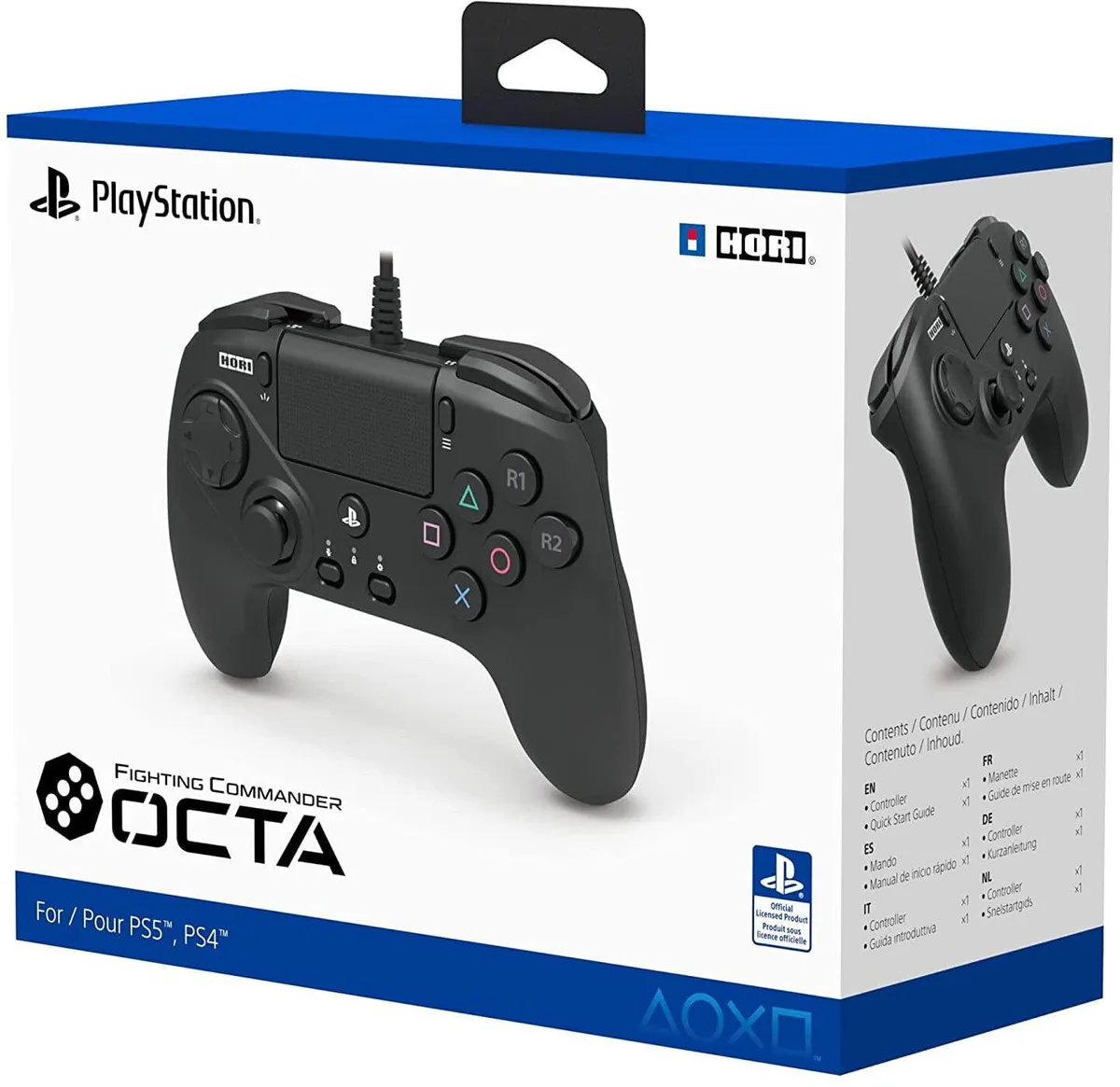 HORI HORI SPF-023U Fighting Commander OCTA Fightpad ps5 accessory — product photo