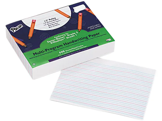 Pacon Pacon 2421 Handwriting Paper 1/2" Rule 500 Sheets — product photo