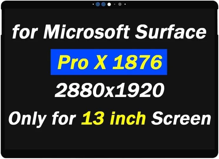 NUOLAISUN NUOLAISUN 13 inch 2880x1920 laptop screen for Microsoft Surface Pro X 1876 (2022) M1042400 — product photo