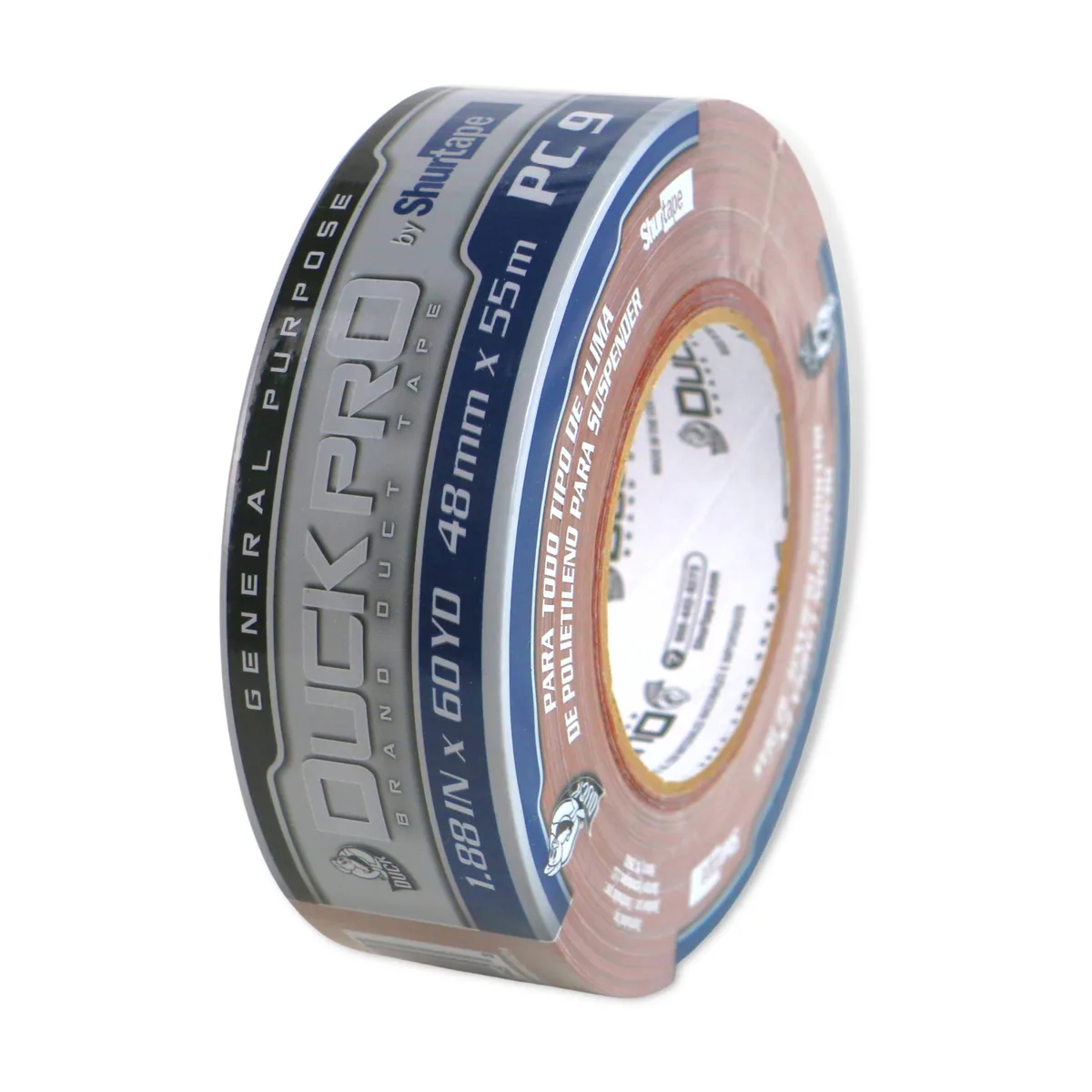 SHURTAPE TECHNOLOGIES, INC. SHURTAPE TECHNOLOGIES, INC. Duck Pro Cloth Duct Tape PC-9C Brown 48mm x 60 yds — product photo