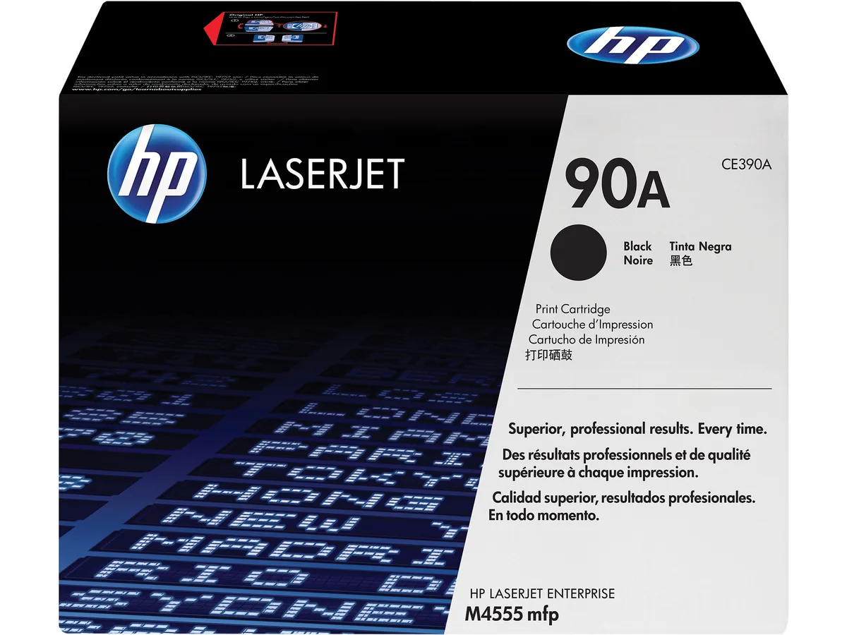 HP HP CE390A 90A Black Toner Cartridge 10000 Pages — product photo