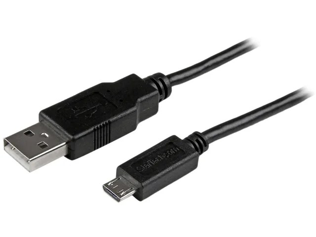 STARTECH STARTECH USBAUB3BK USB 2.0 A to Micro-B cable 3 ft 28 AWG — product photo