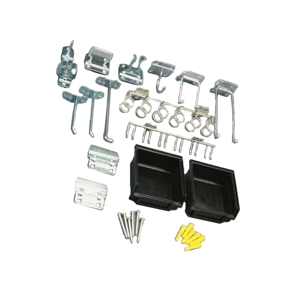TRITON PRODUCTS LLC TRITON PRODUCTS LLC LH3-KIT 30-piece zinc plated steel hook and bin assortment for LocBoard — product photo