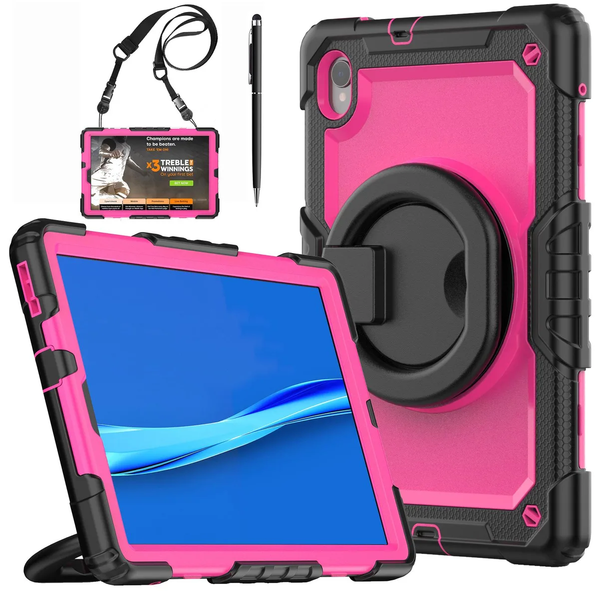 BONAEVER BONAEVER TB-X6C6L 10.3 inch laptop case Rose Red — product photo