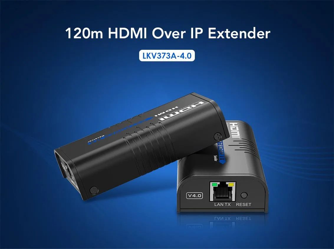 Lenkeng Technology Co,. Ltd Lenkeng Technology Co,. Ltd LKV373A V4.0 1080P HDMI Extender Kit 1 TX 12 RX 120m — product photo