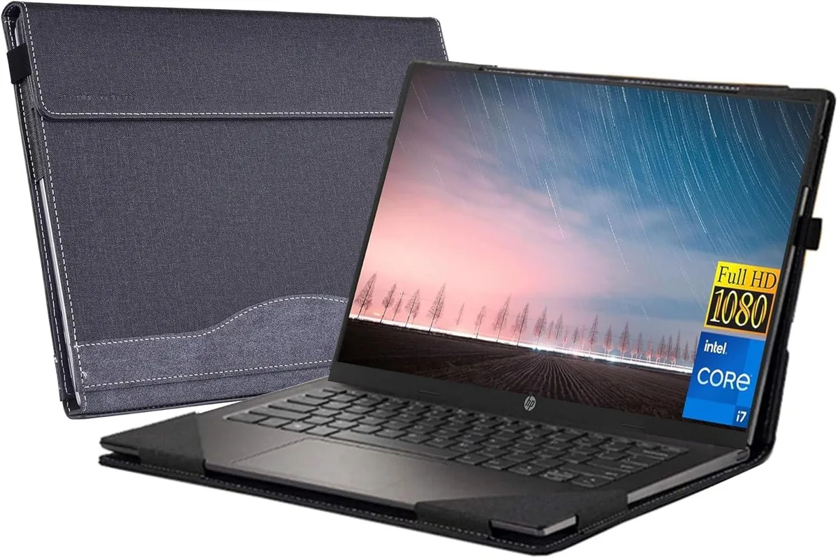 BONAEVER BONAEVER 17.3 inch Hard Case Grey with Pen Holder — product photo
