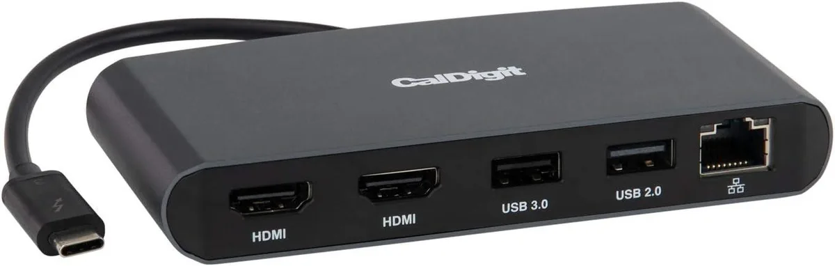 CalDigit CalDigit Thunderbolt 3 Mini Dock Dual HDMI 2.0 Black — product photo