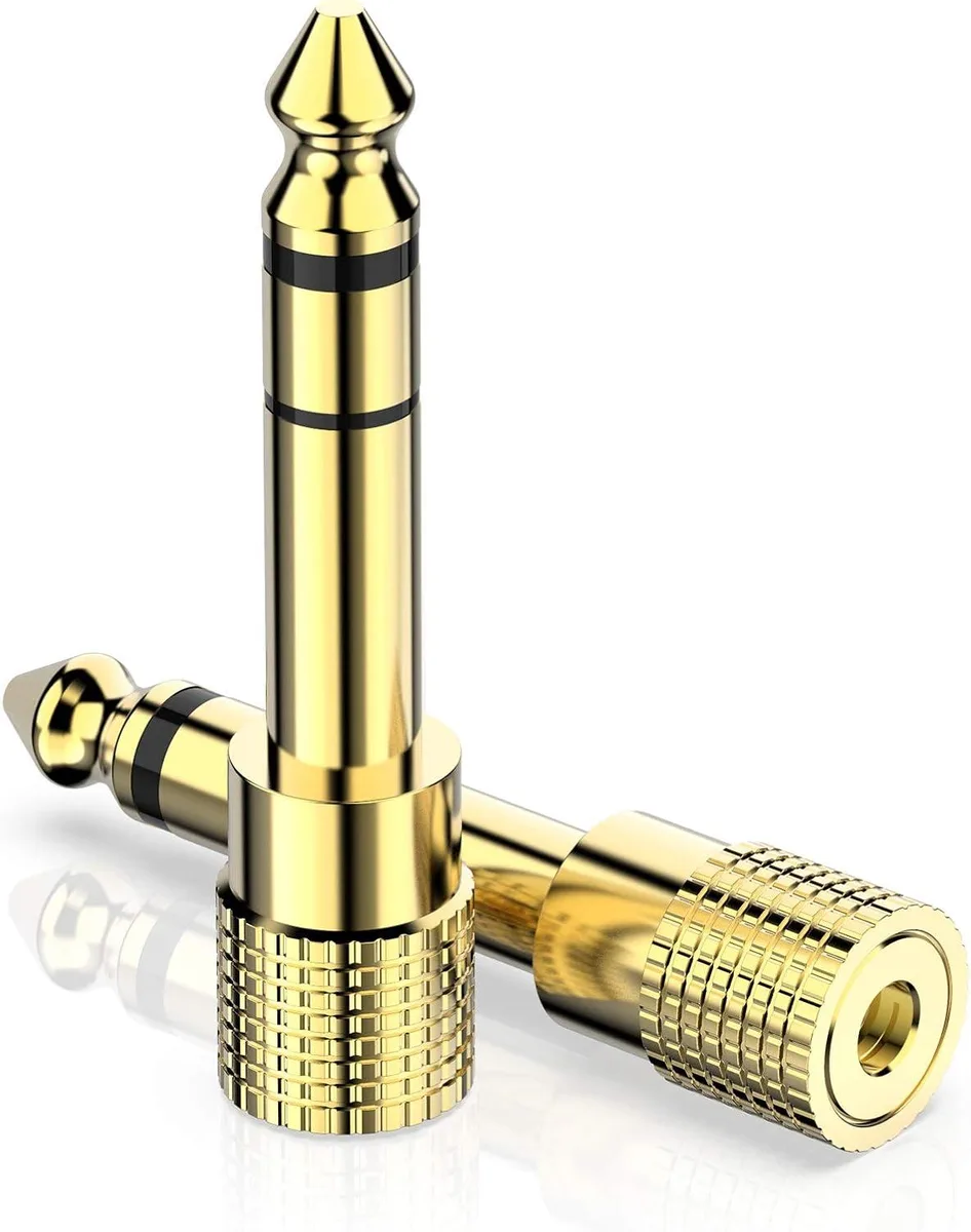 JPWEB JPWEB 6.35mm Male to 3.5mm Female Stereo Audio Adapter 2-Pack — product photo