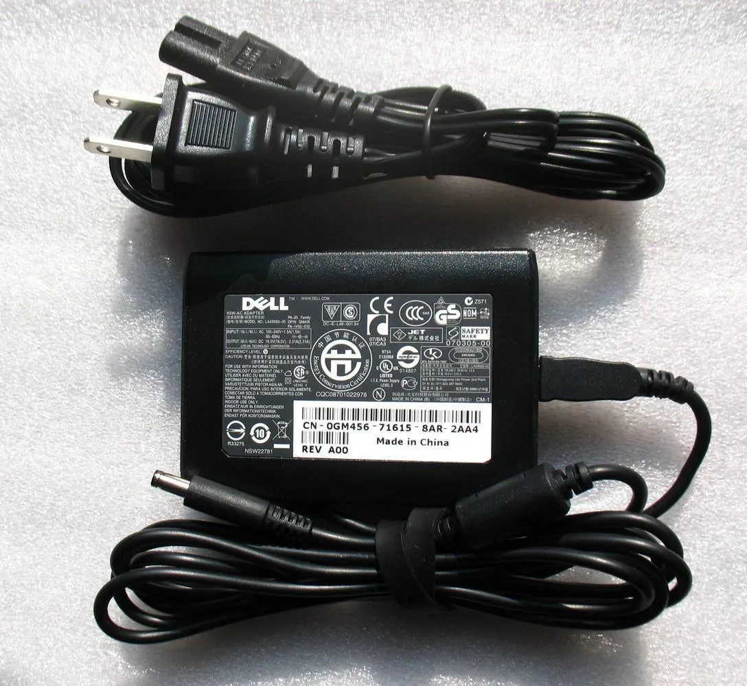 DELL DELL PA-20 LA45NS0-00 GM456 PA-1450-01D AC Adapter Charger 45W — product photo