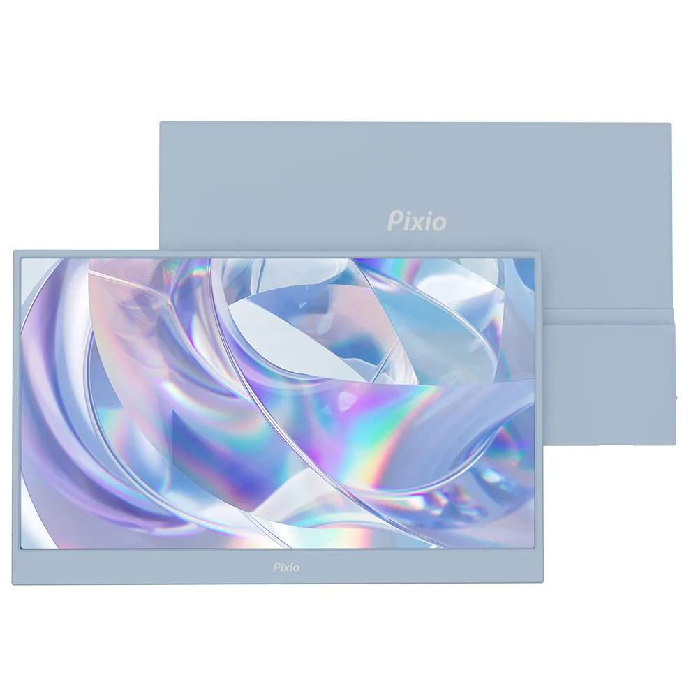 Pixio Pixio PX160 Wave Blue 15.6" 60Hz portable gaming monitor — product photo