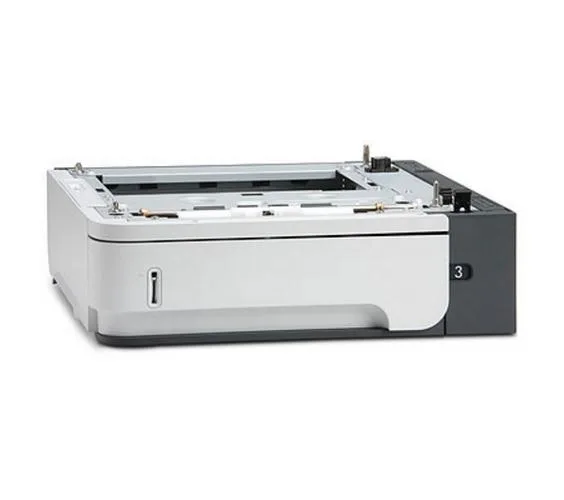 Rectangular paper tray unit with matte grey finish and front loading slot
