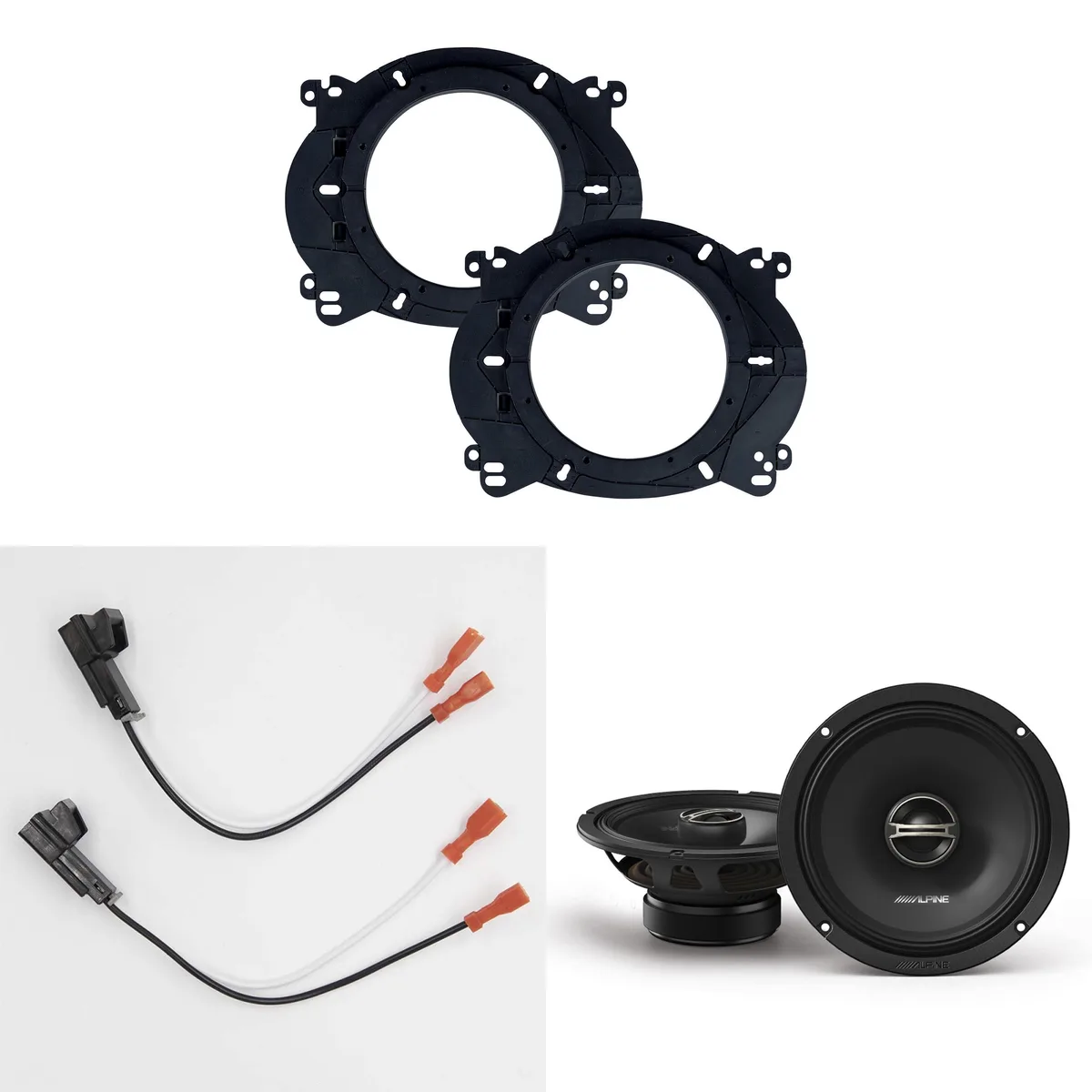Alpine Alpine DM-65-G 6.5 Coaxial Speaker Set Pair — product photo
