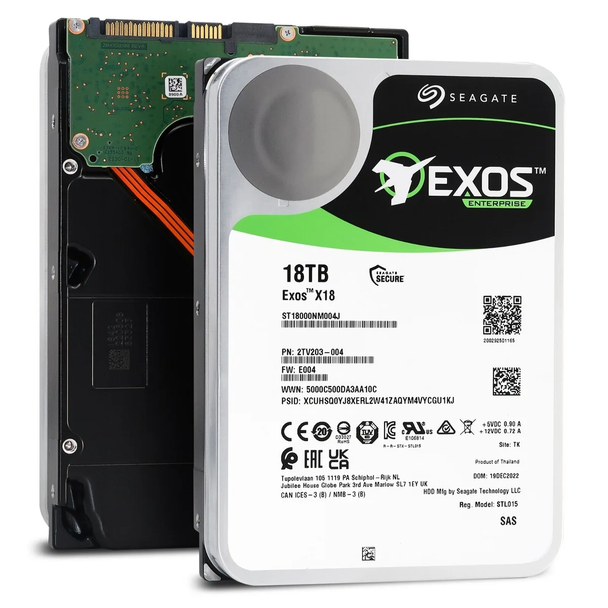 Universal Universal Seagate Exos X18 18TB SAS 7200RPM 3.5" HDD — product photo