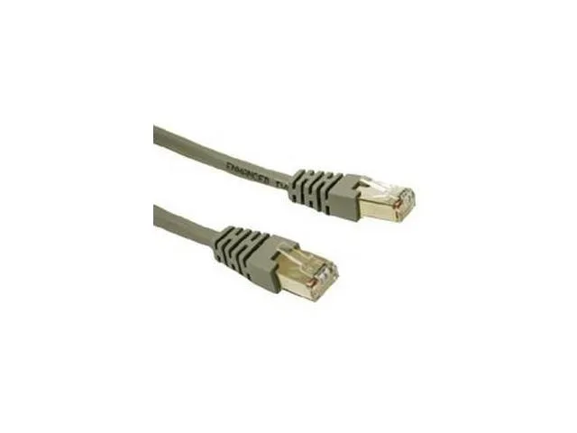 Cables To Go Cables To Go 27240 Cat5e shielded network ethernet cable 3 ft gray — product photo