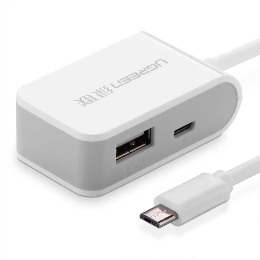 TeKit TeKit Micro USB OTG Hub 2 Port White 20273 — product photo