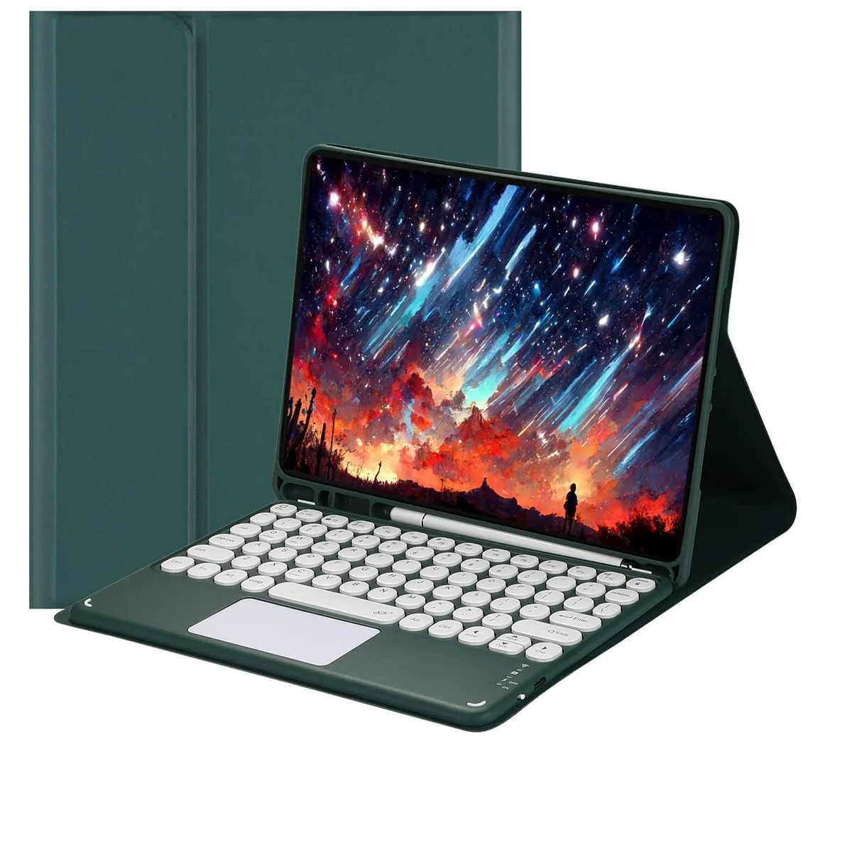 Timoom Timoom Keyboard Case 9.7" iPad 2018/2017 Air 2/Air Dark Green — product photo