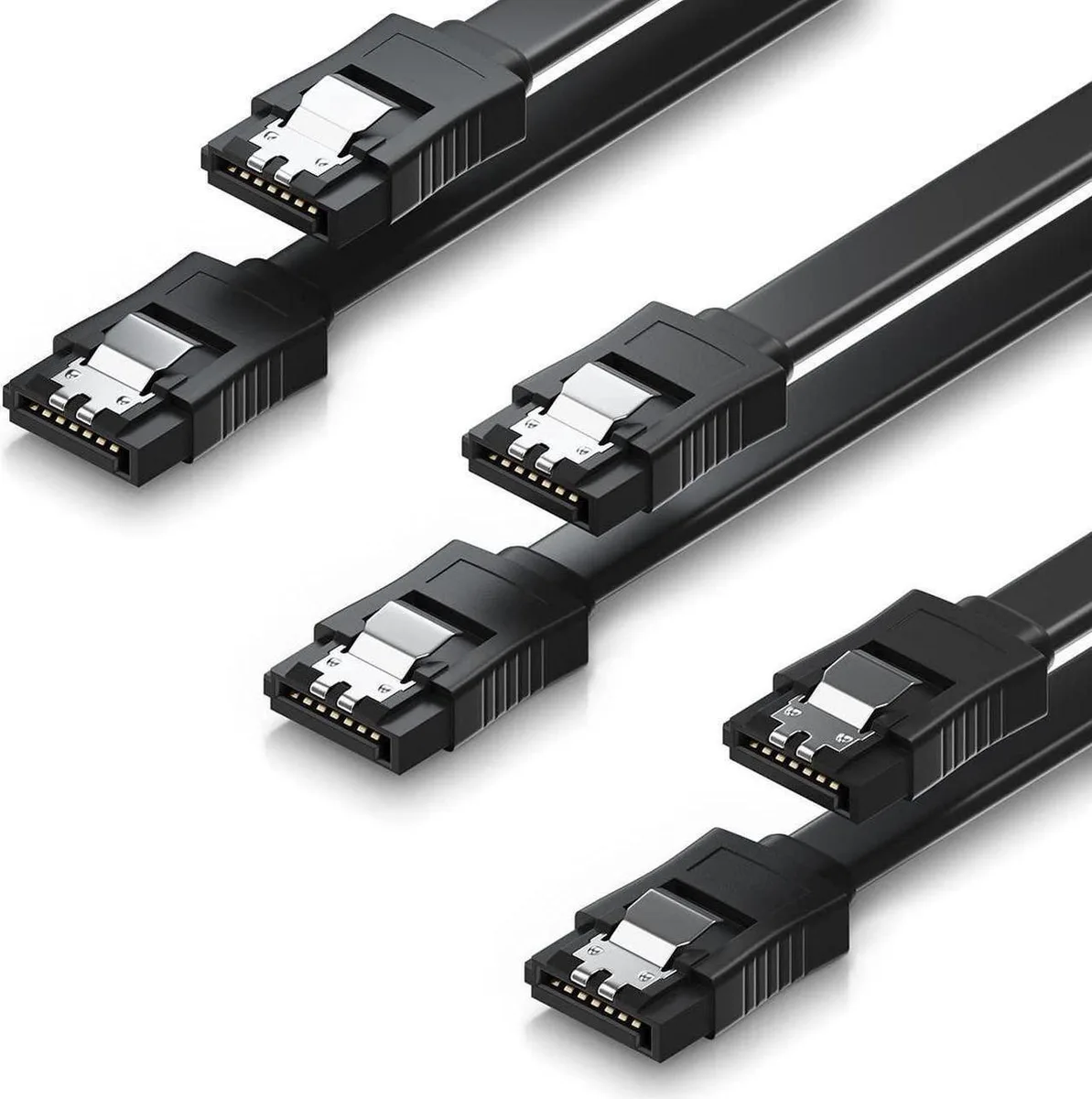 Aomoproing Aomoproing SATA III Cable 3 Pack 15.75 Inch Black — product photo