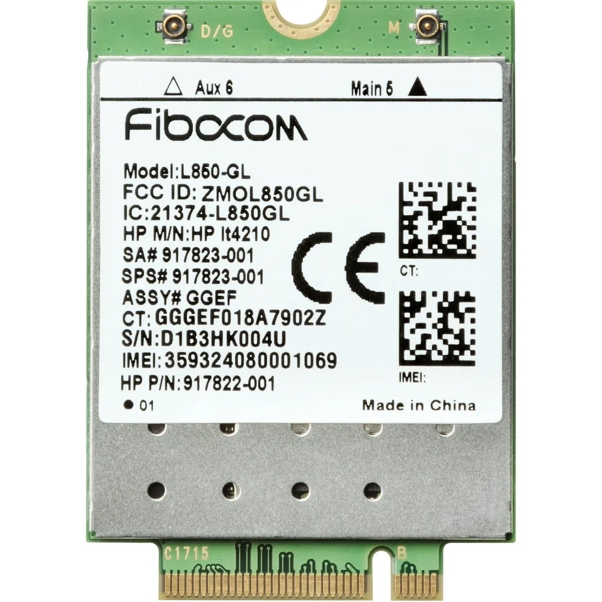 HP HP XMM 7360 LTE-Advance WWAN U.S. English localisation WWAN adapter — product photo