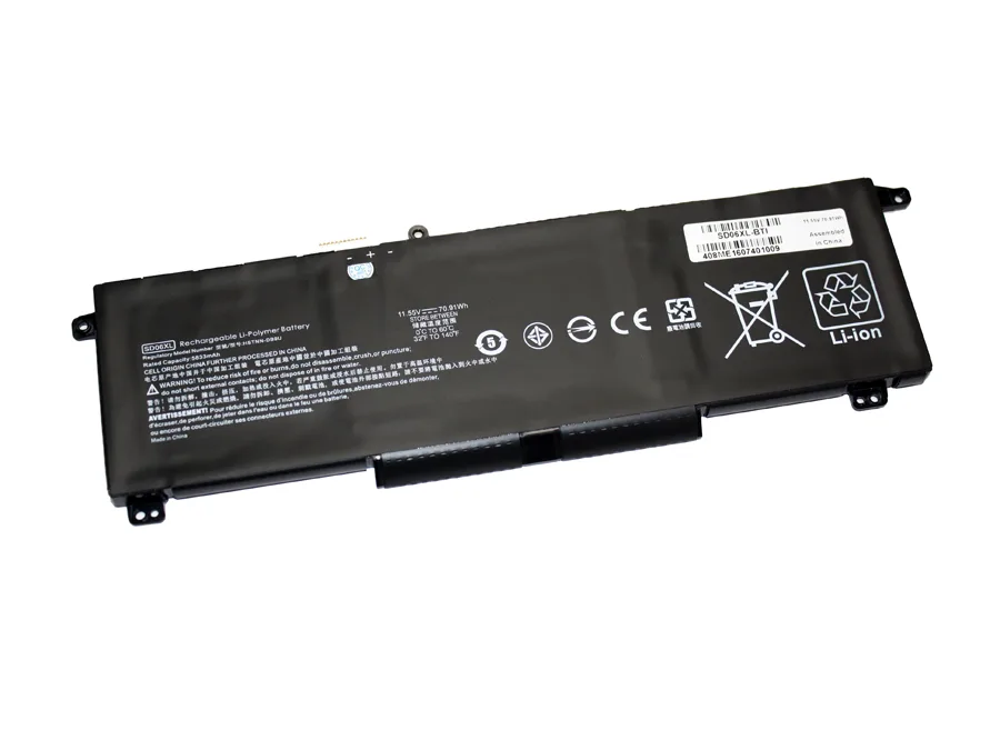 PowerWarehouse PowerWarehouse SD06XL 6 Cell 11.55V 5833mAh laptop battery — product photo