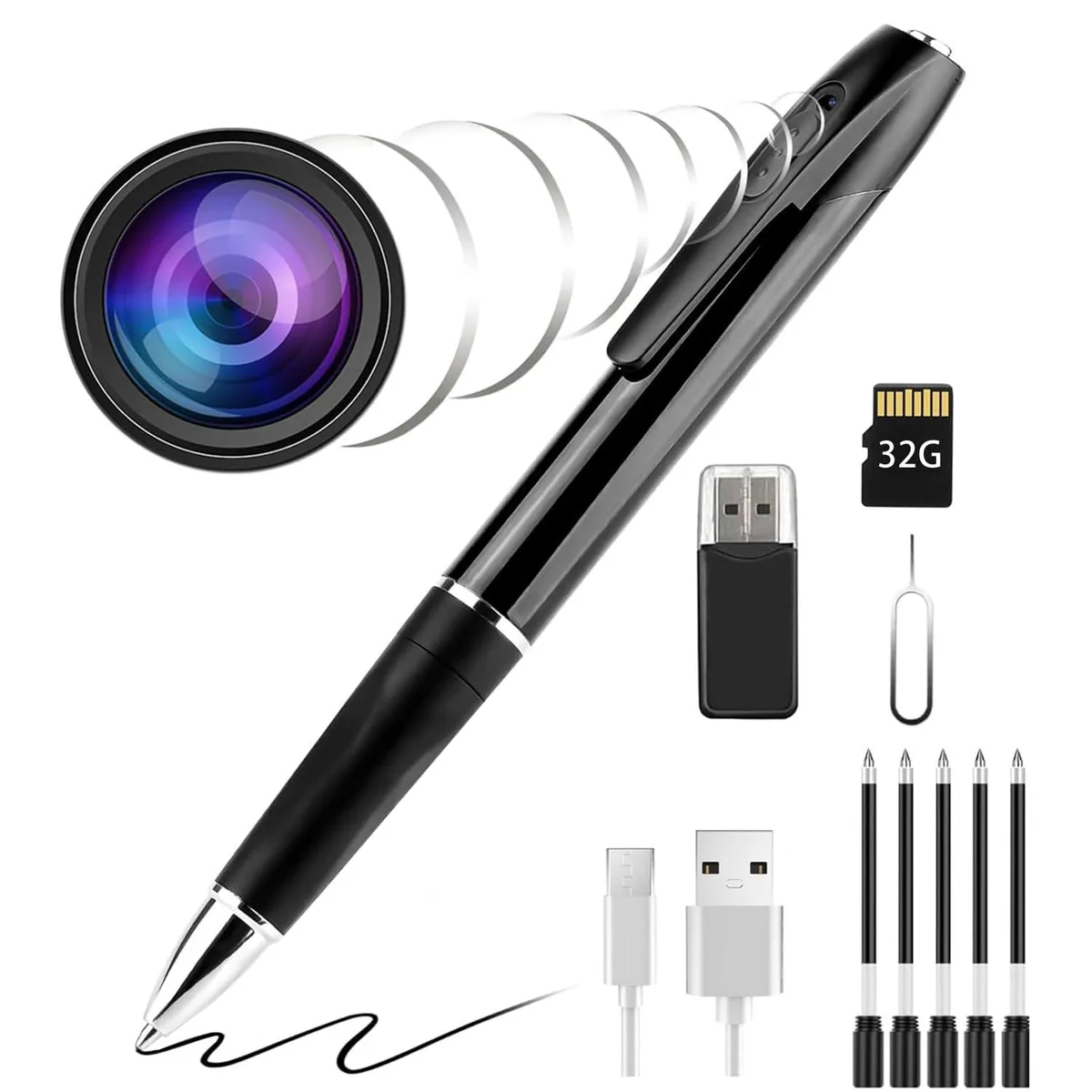  DJI W8-N Pen Camera 1080p 70min 32GB 2025 Upgrade — product photo