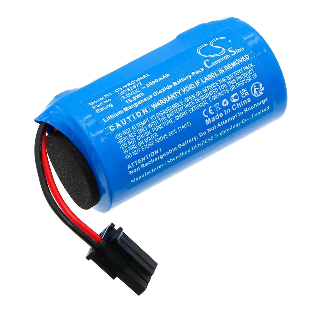  Cameron Sino 5000mAh 3.6V Li-Polymer Battery for Volvo C30 V70 XC60 XC70 XC90 — product photo