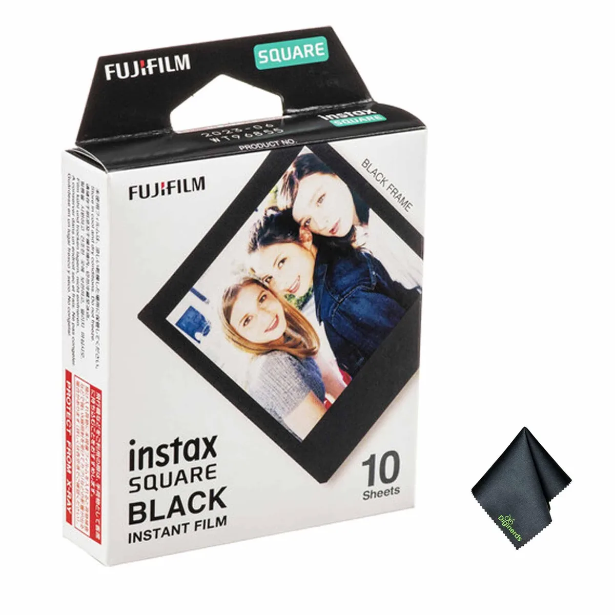 FUJIFILM FUJIFILM INSTAX SQUARE Black Instant Film 10 Exposures Bundle — product photo