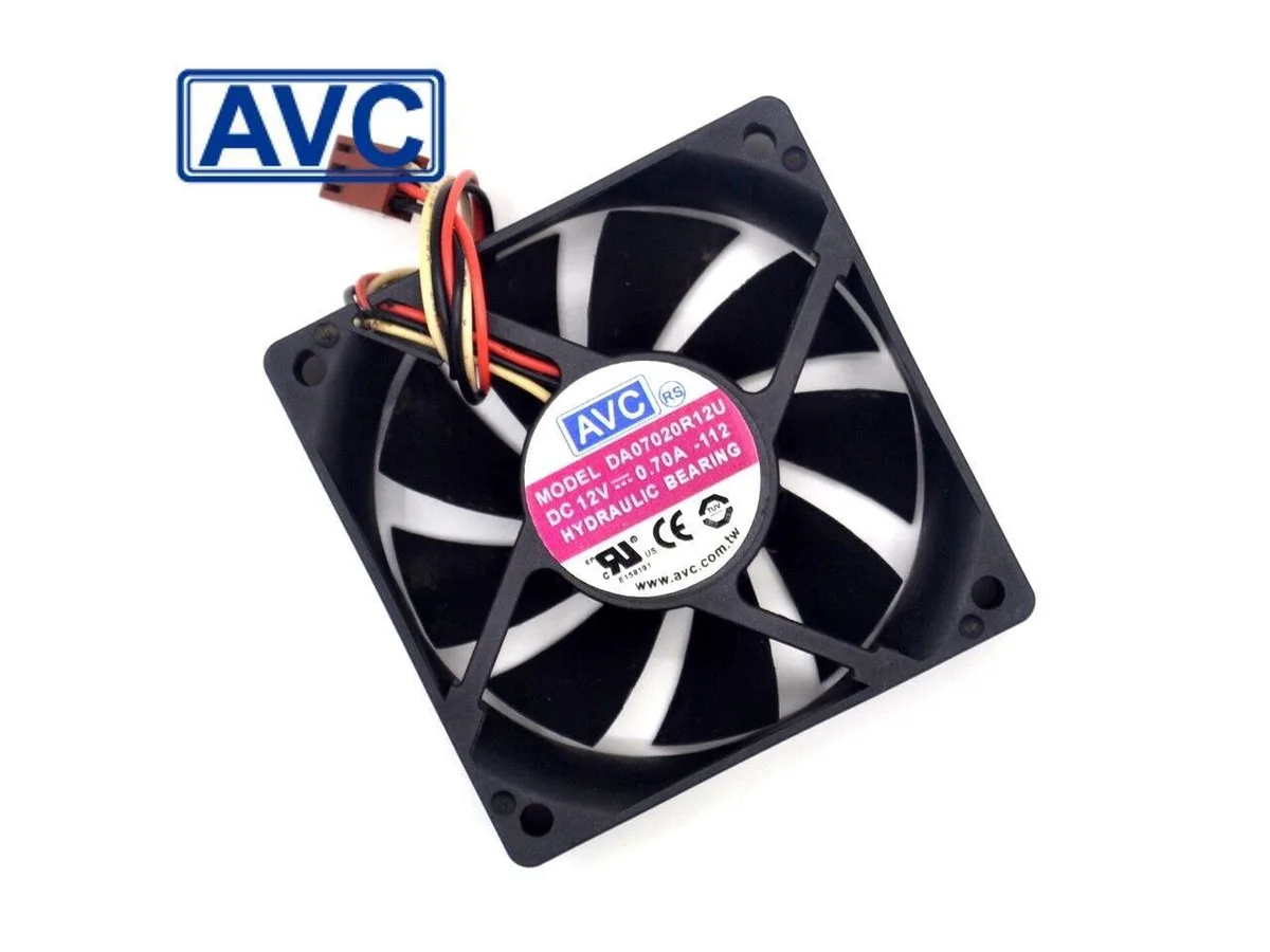 Fans Fans DA07020R12U 70x70x20mm 12V .7A case fan — product photo