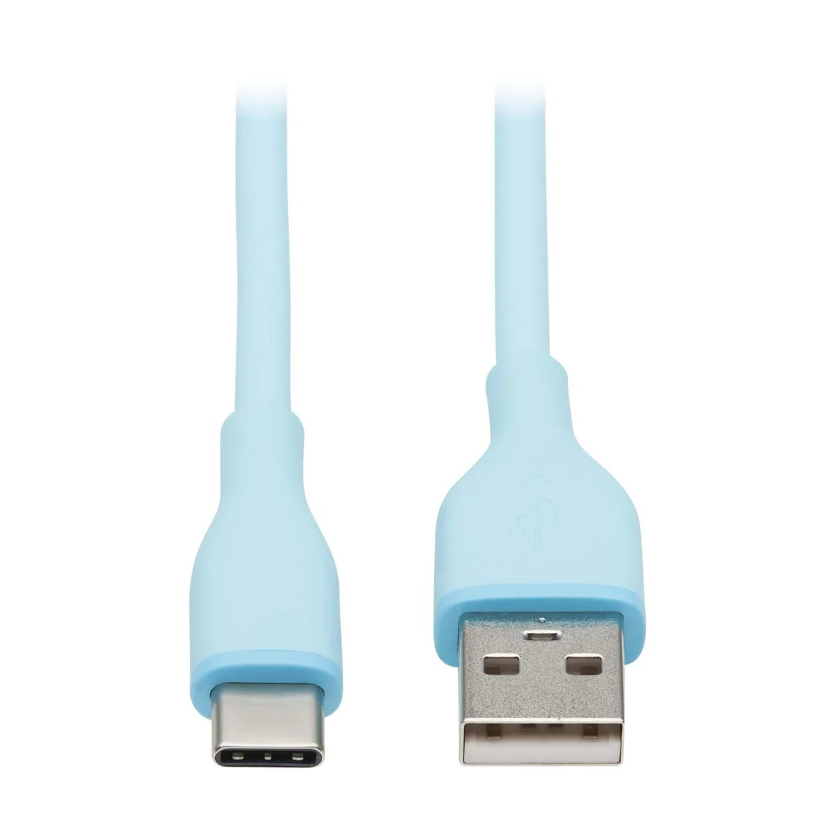 Tripp Lite Tripp Lite U038AB-006-S-LB USB-A to USB-C Antibacterial Cable 6 ft 1.8 m Blue — product photo