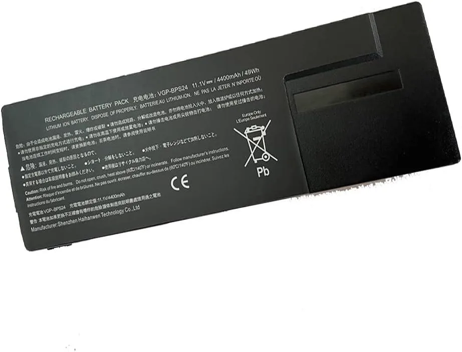 NShi NShi laptop battery VGP-BPS24 11.1V 4400mAh Li-Polymer — product photo