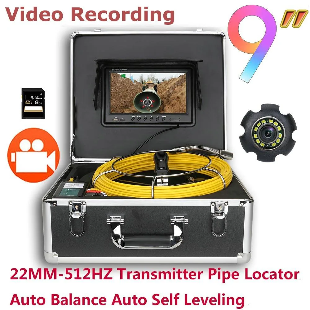 visiPower visiPower Sewer Inspection Camera 22mm IP68 512Hz 50m Cable — product photo