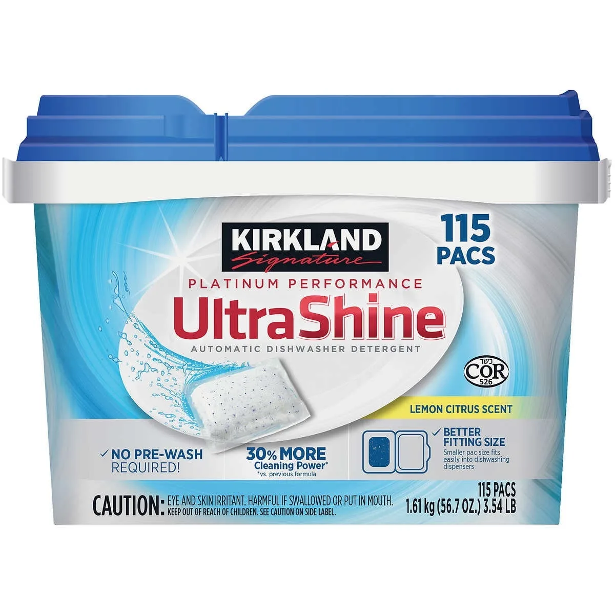 Kirkland Signature Kirkland Signature 1452518 Dishwasher Detergent Pacs 115 count — product photo