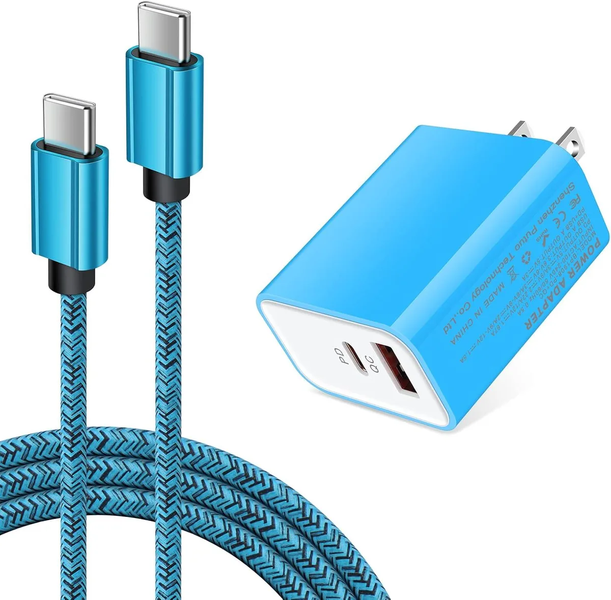 ONITOON ONITOON 20W dual-port USB-C charger with cable — product photo