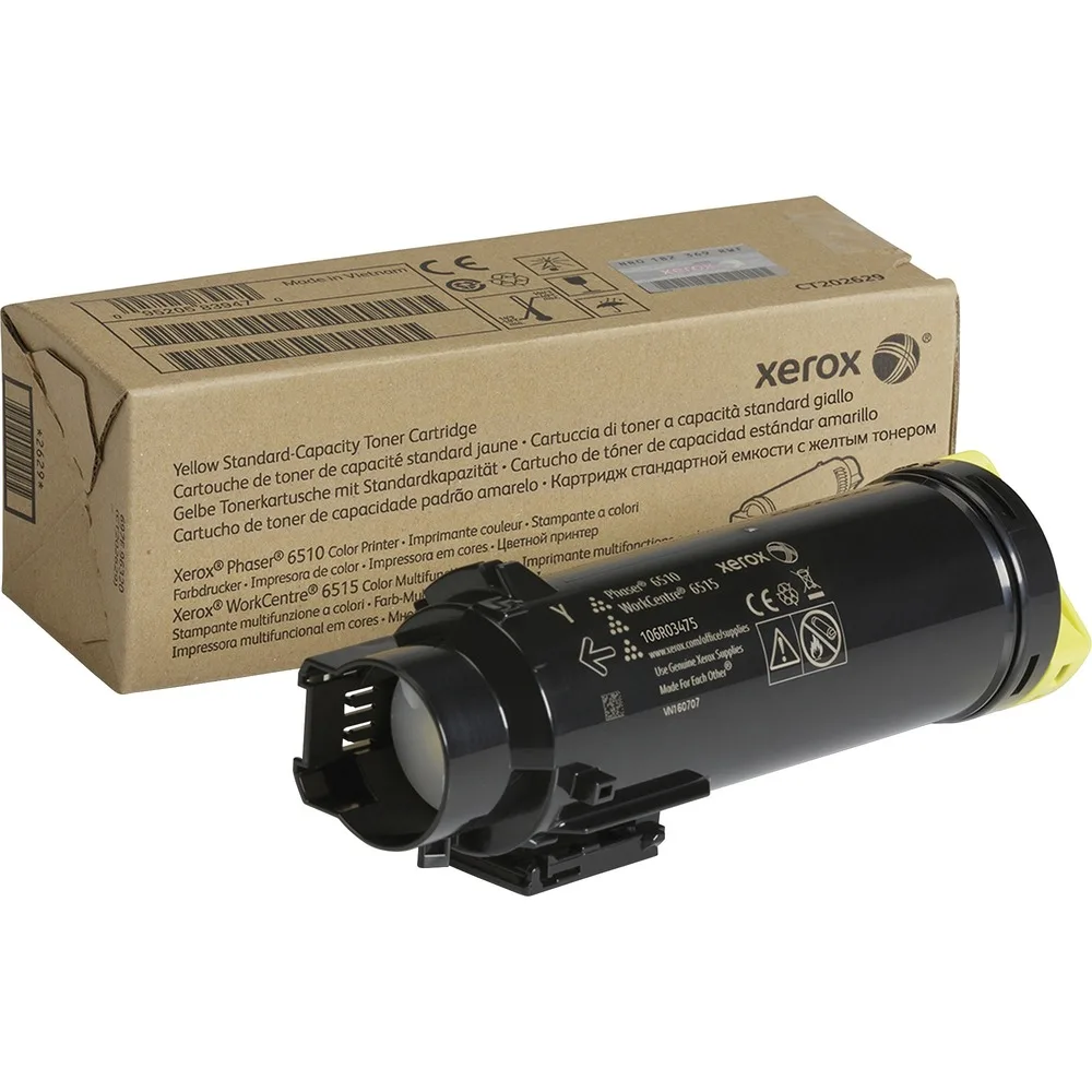 XEROX XEROX 106R03475 Yellow Toner Cartridge 1000 Pages — product photo