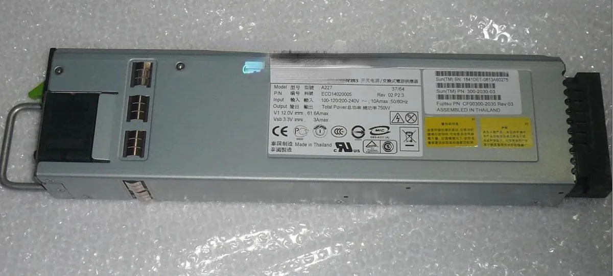 Supersuperuncle Supersuperuncle 300-2030-03 750W A227 server power supply — product photo