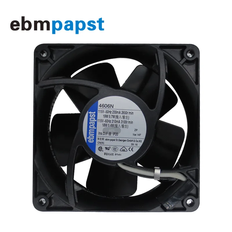 Fans Fans 4606N 119x119x38mm 180m3/h 115V AC 18W case fan — product photo