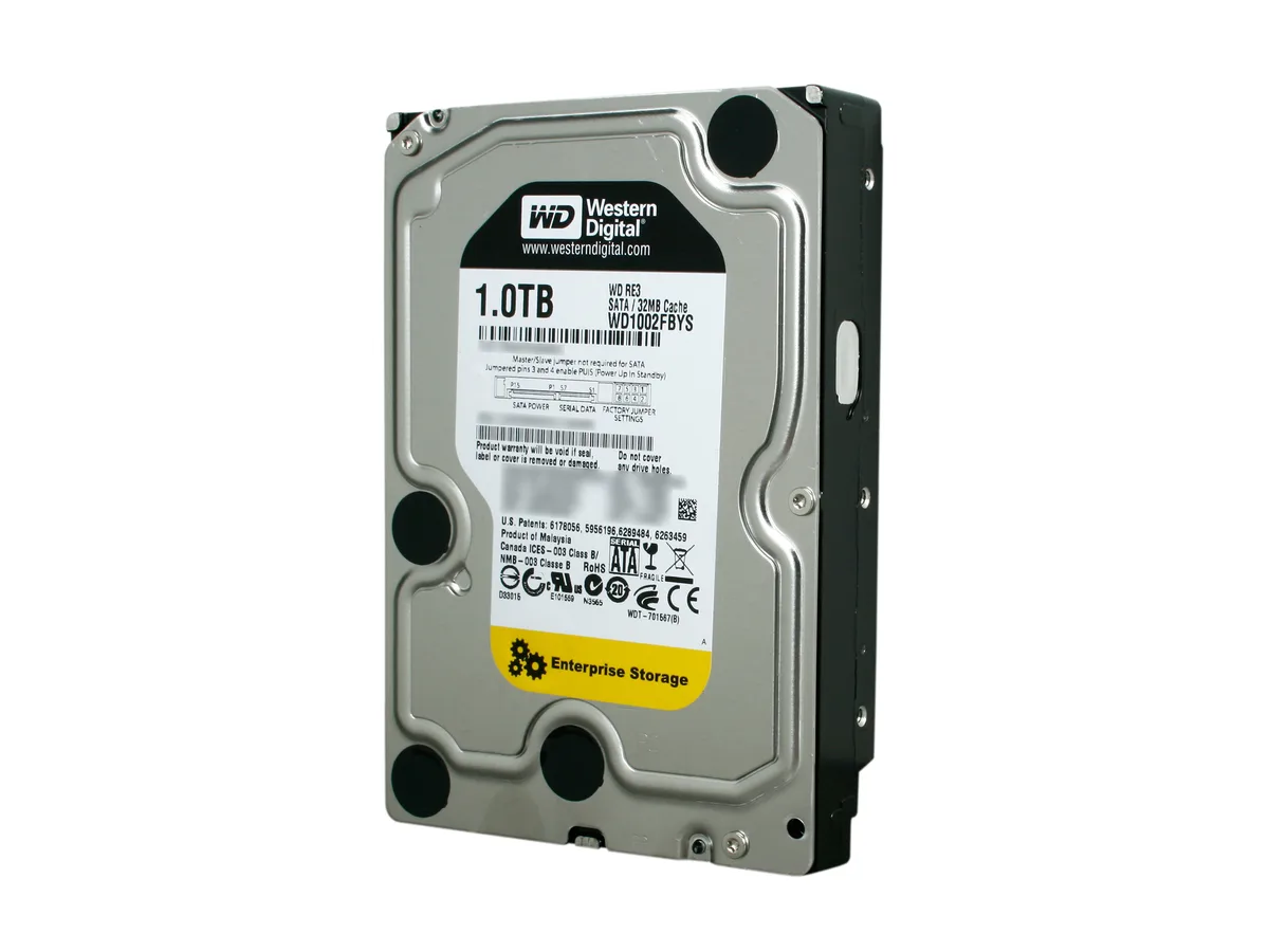 Western Digital Western Digital WD1002FBYS 1TB 7200 RPM 32MB SATA 3.0Gb/s 3.5" internal hard drive — product photo