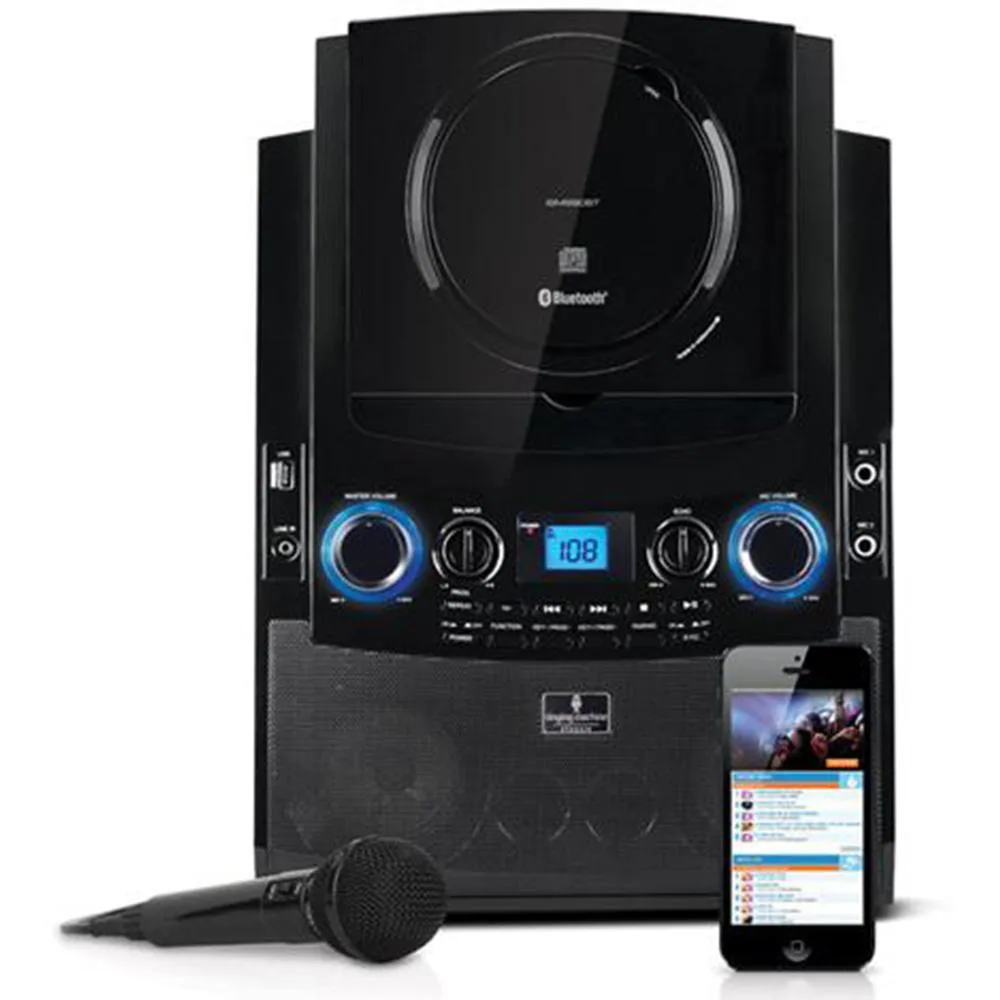 The Singing Machine Co., Inc. The Singing Machine Co., Inc. ISM990BT karaoke system, black — product photo