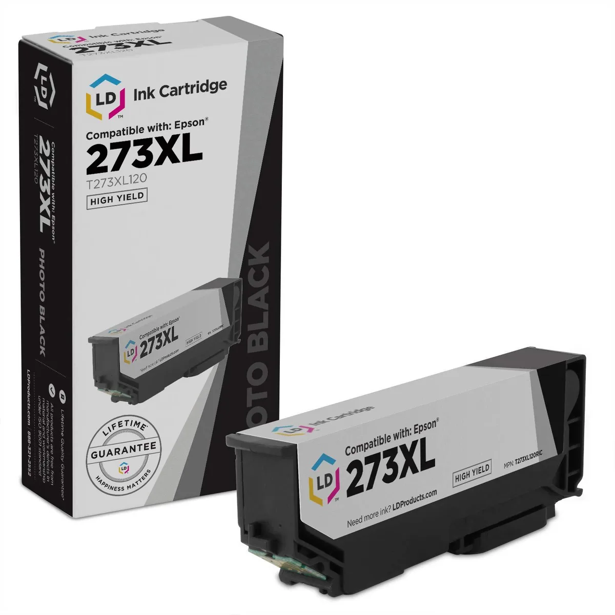LD Products LD Products T273XL120 Photo Black Ink Cartridge 500 Pages — product photo