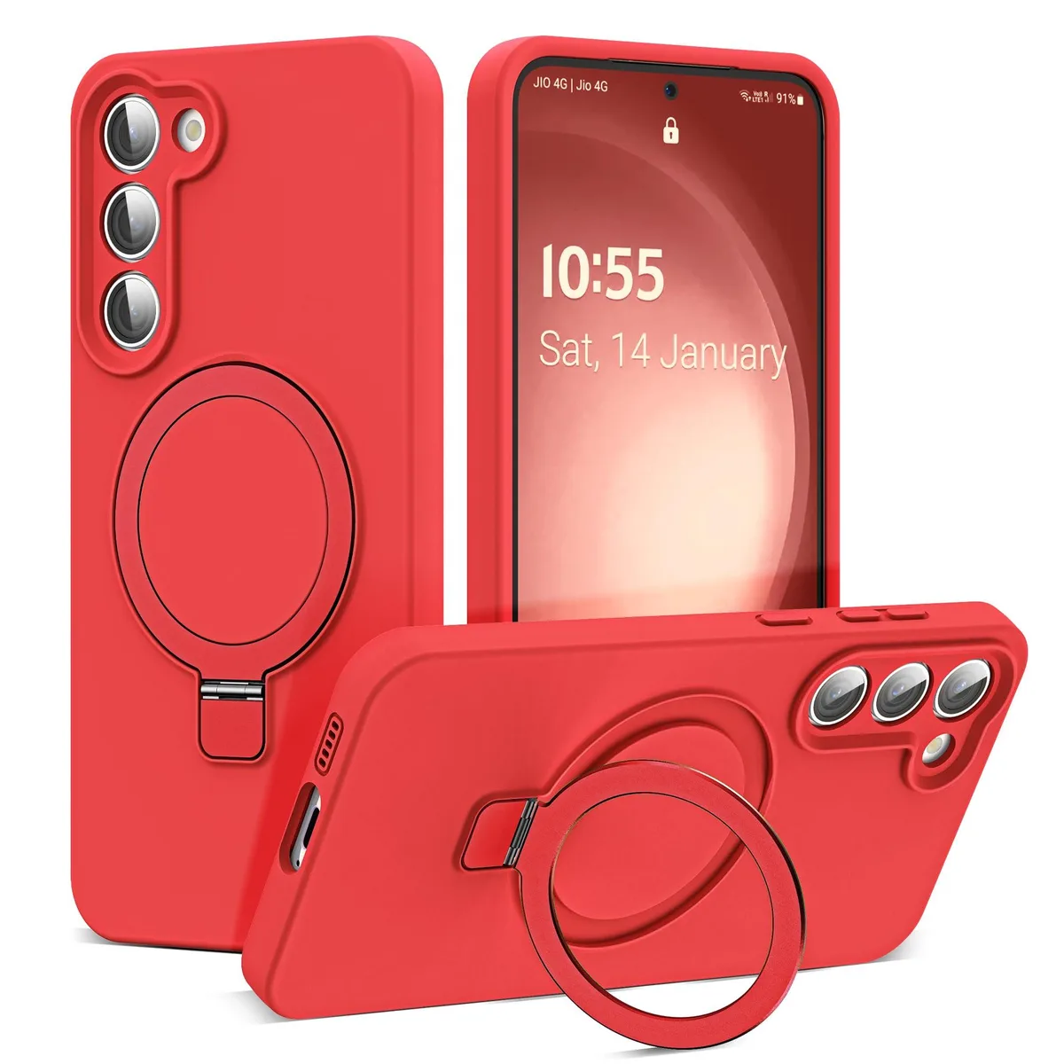 SKYLMW SKYLMW-S23PLUS-RED Case for Samsung Galaxy S23 Plus Red — product photo