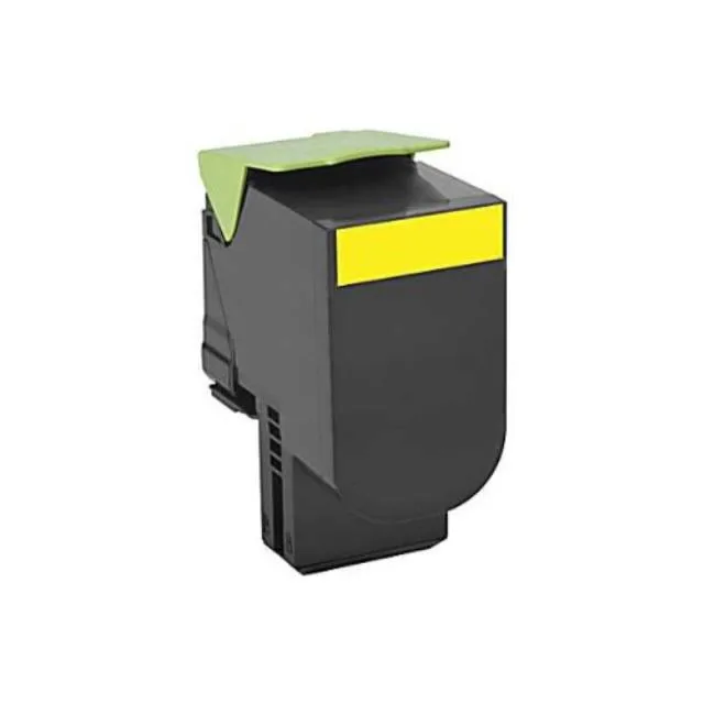 Lexmark Lexmark 80C0HYG High-Yield Yellow Toner Cartridge 3000 pages — product photo