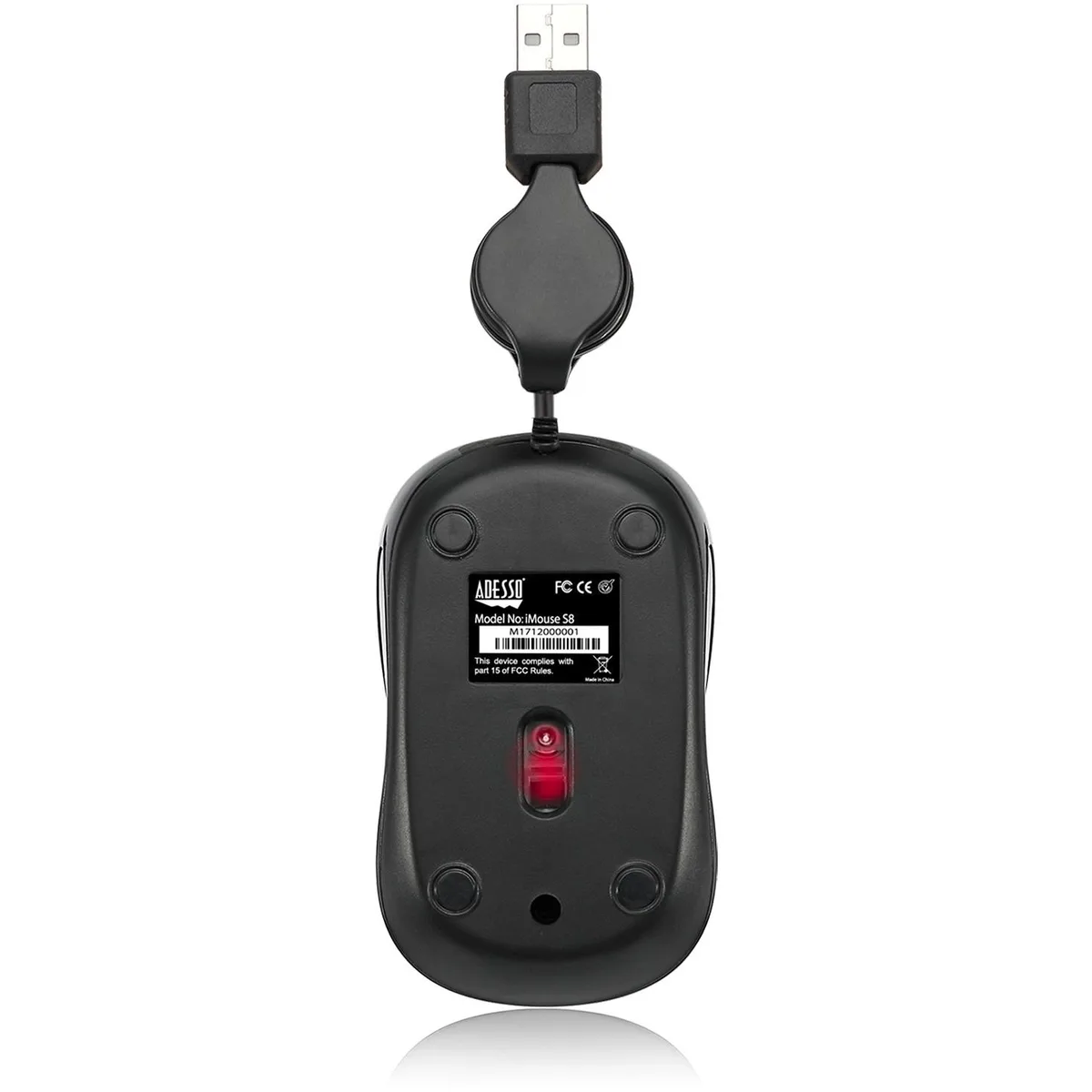 Adesso Adesso IMOUSE S8L USB 2.0 Optical Mouse 1600 dpi Blue — product photo